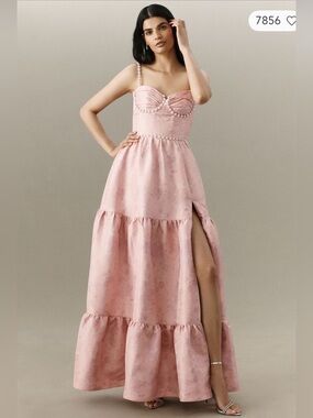 V. Chapman Lucetta Corset Tiered
Maxi Dress